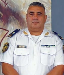 crio. Mayor Garro, jefe de Policía del distrito de Berazategui